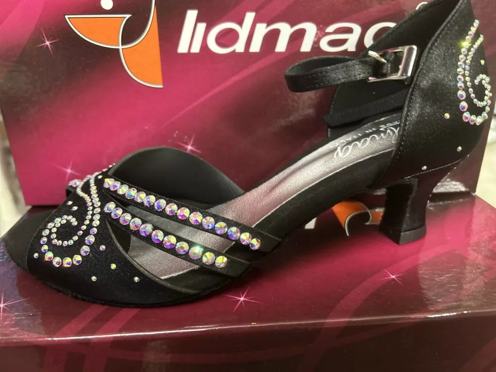 lidmag raso nero l10 con strass