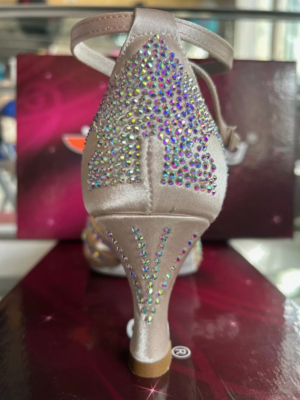 Scarpe da ballo latino e caraibico LIDMAG L3 con strass