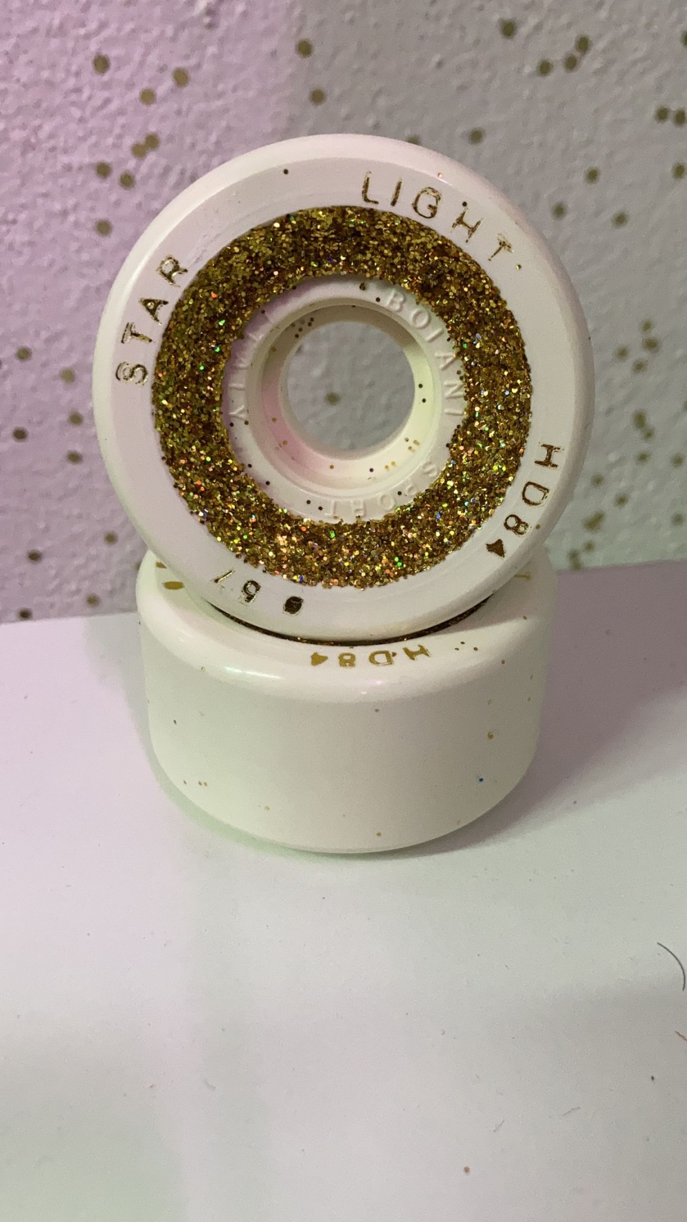 ruote star hd 84 diametro 57 con glitter